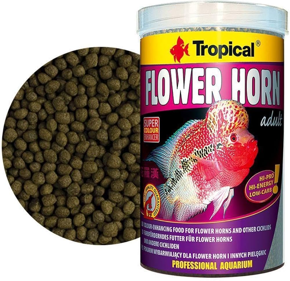 غذای گرانولی فلاورهورن تروپیکال Tropical Flower Horn Granules