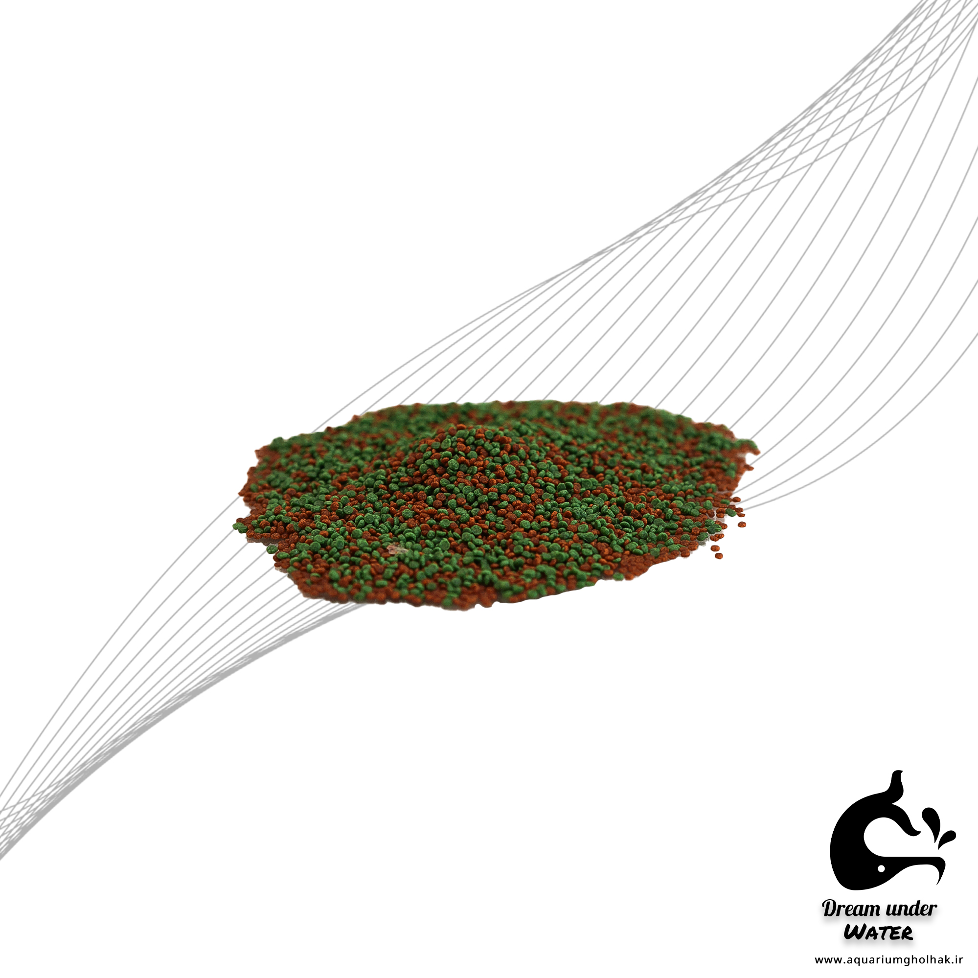 غذای ماهی گرانولی آکوا سایزS