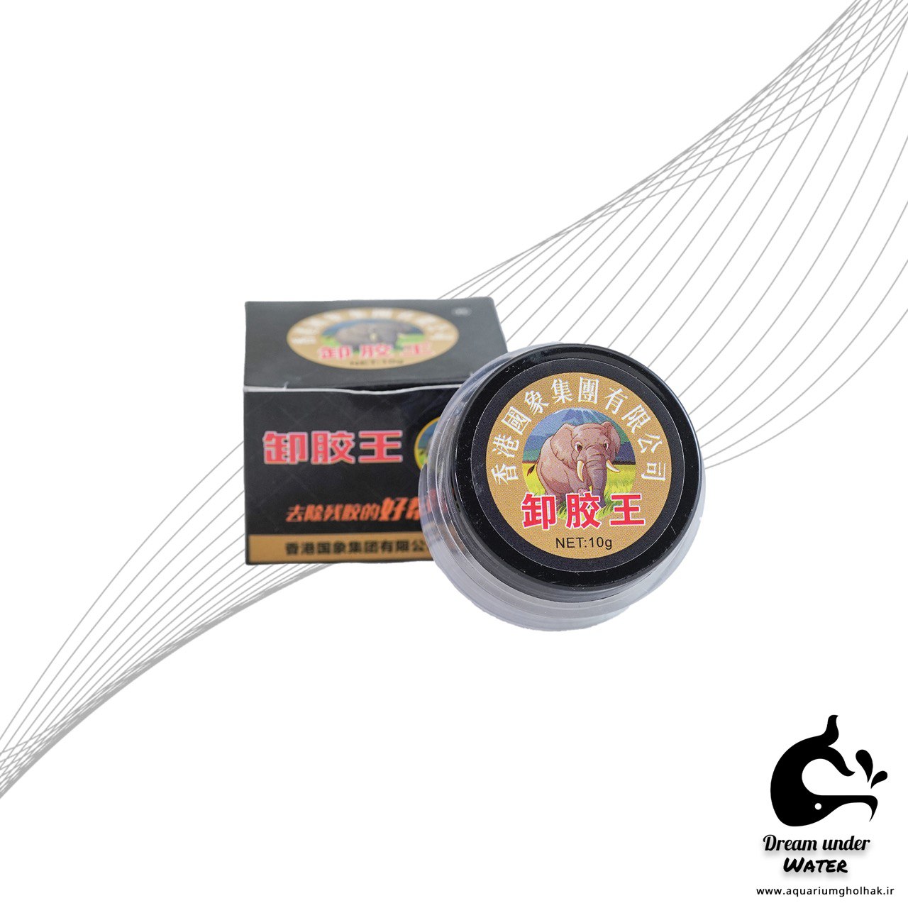 حلال چسب صخره و سنگ آکواریوم Guoelephant