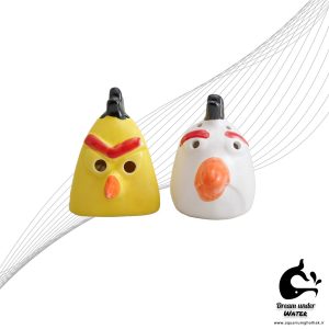 دکور سرامیکی انگری بردز آکواریوم