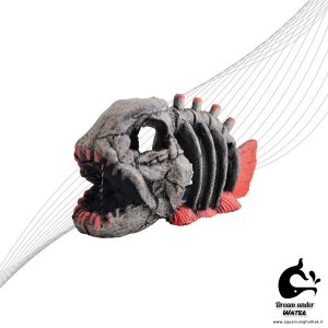 دکور فسیل ماهی آکواریوم