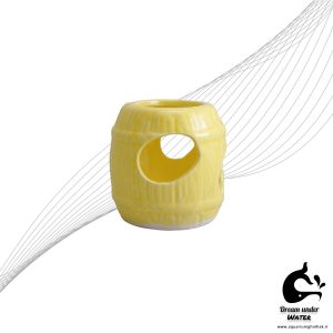 مینی دکور سرامیکی بشکه آکواریوم