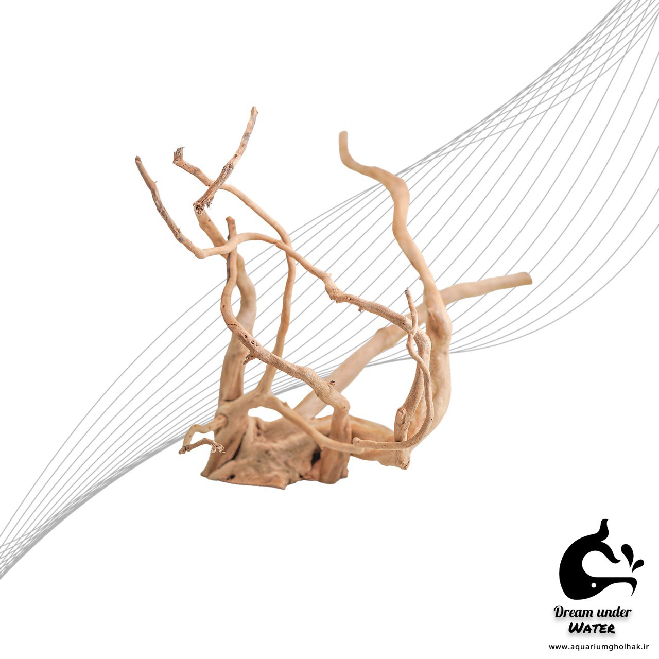 چوب و ریشه دکور آبنوس آکواریوم کیلویی