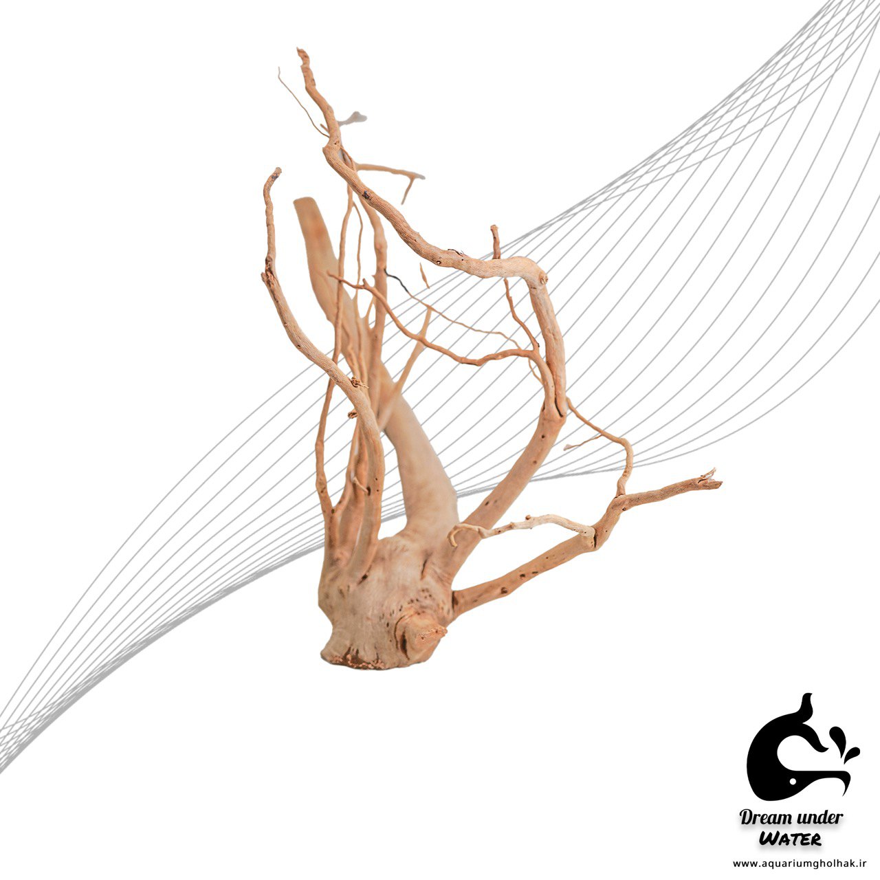 چوب و ریشه دکور آبنوس آکواریوم کیلویی