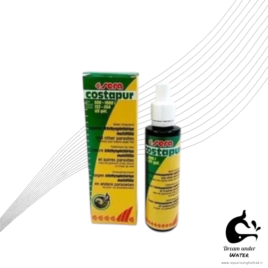 داروی ضد سفیدک آکواریوم کاستاپور سرا