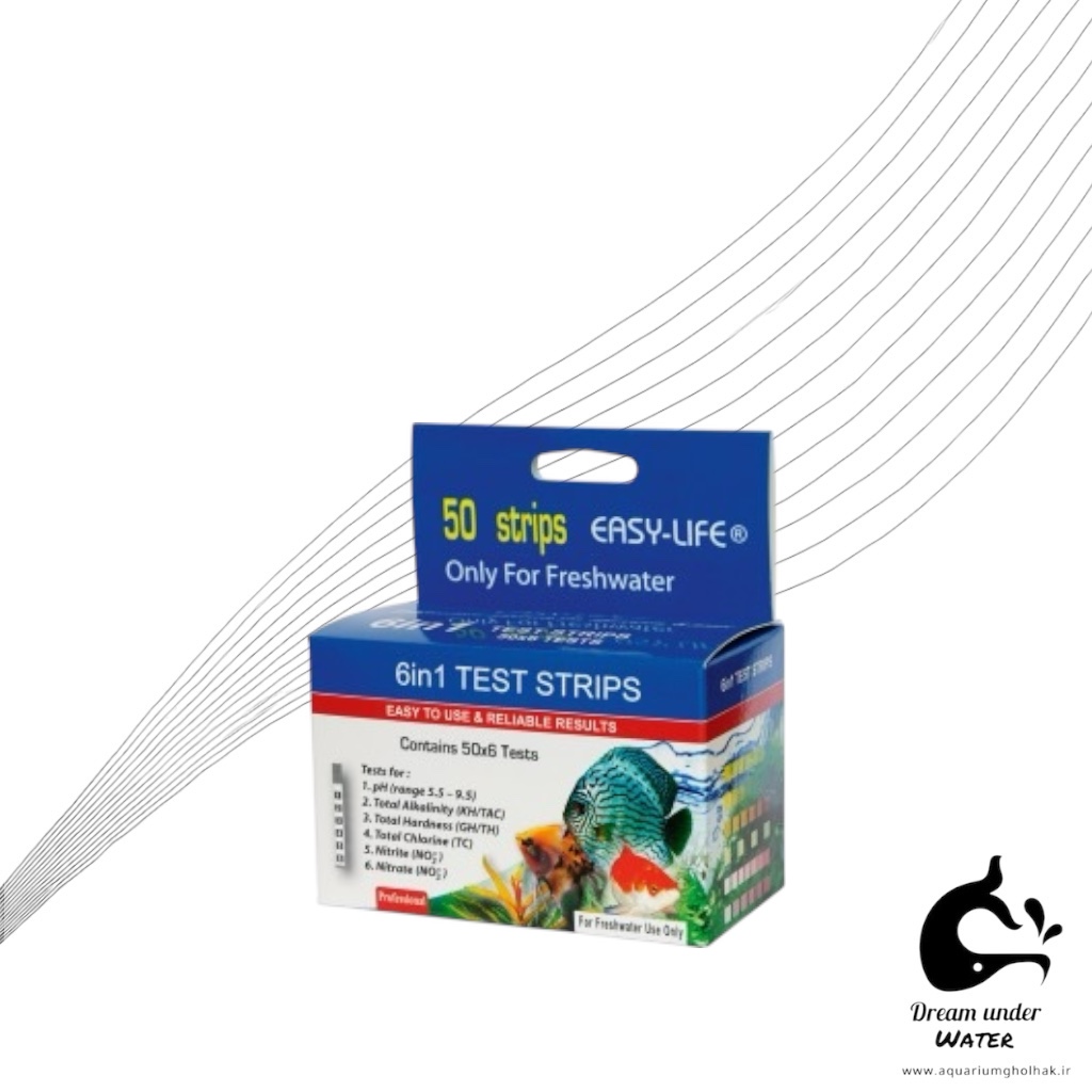 تست 6در1 ایزی لایف– EasyLife 6-in-1 Test Kit برای آکواریوم
